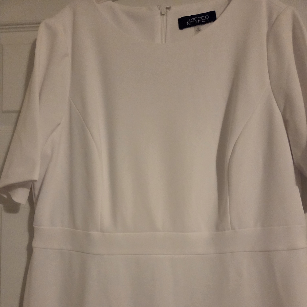 Kasper White Dress - Picture 3 of 8